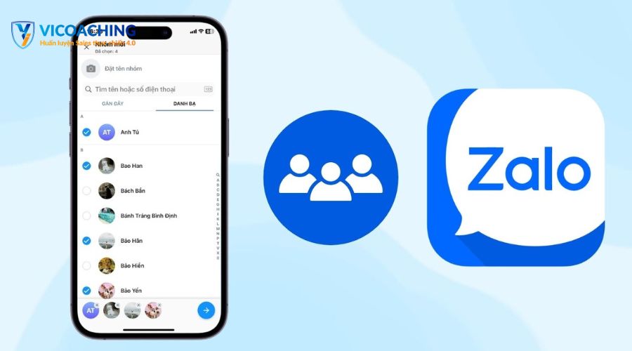 tìm kiếm khách hàng trên Zalo