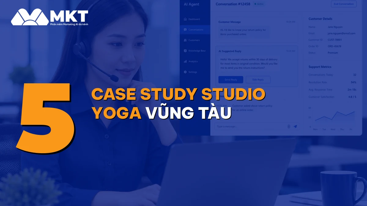Case Study Studio Yoga Vũng Tàu: Lớp Đêm Full Slot Nhờ MKT Page + Viral